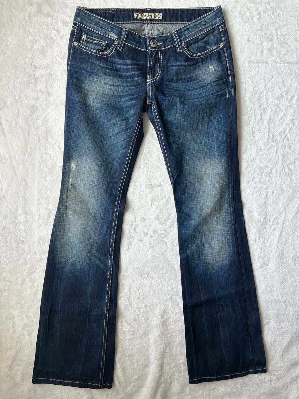 BKE Stella Stretch Bootcut Jeans Dark Wash Size 27x33